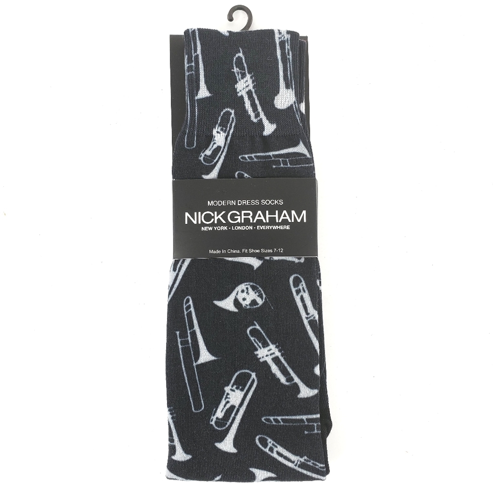 Nick Graham Modern Dress Socks Shoe Sizes 7-12 NWT
